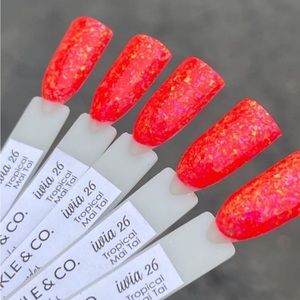 Sparkle & Co Nail Dip Powder Polish in Tropical Mai Tai